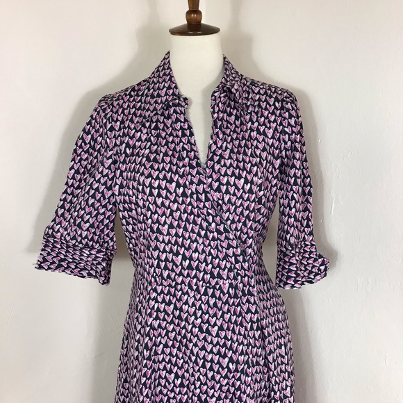 Barney’s heart print wrap dress - Picture 5 of 11